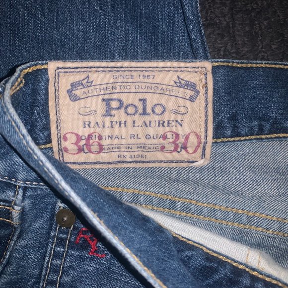 Men's Polo Ralph Lauren Hampton-Straight Denim 36W-30L - Picture 3 of 3